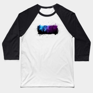 Dark Forest with starry sky Baseball T-Shirt